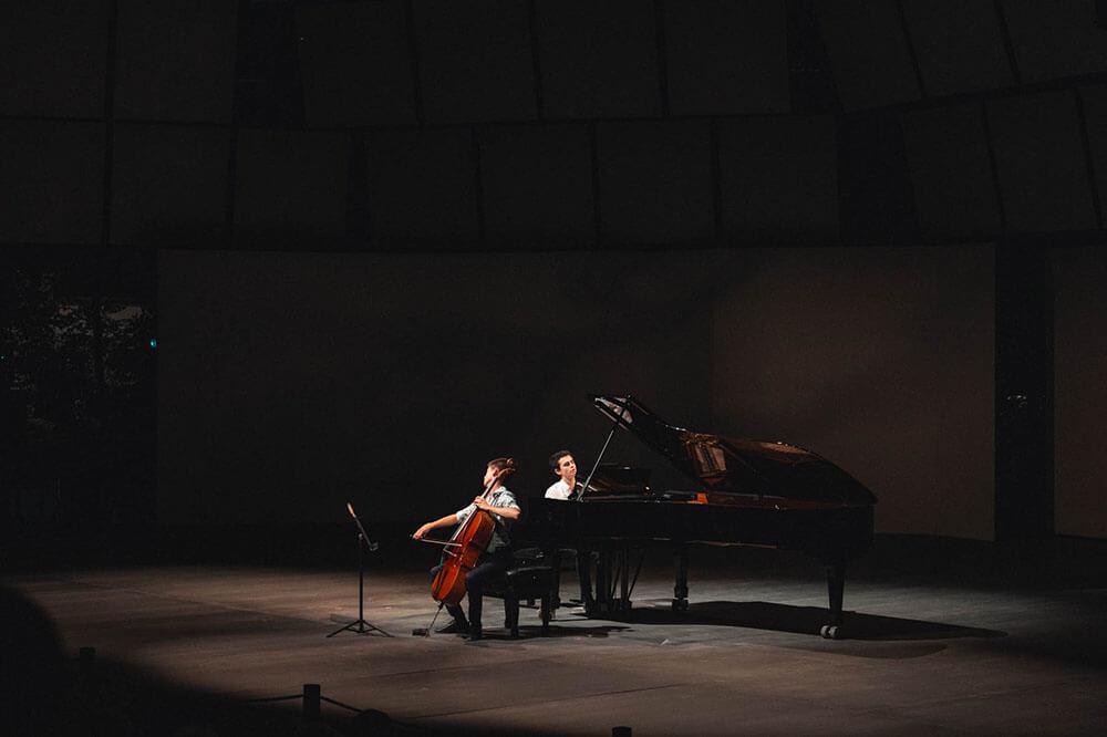 Avec Krzysztof Michalski au Festival de la Roque d’Anthéron